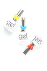 The GelBottle Color Pop Butterfly Rings 50 Stuks