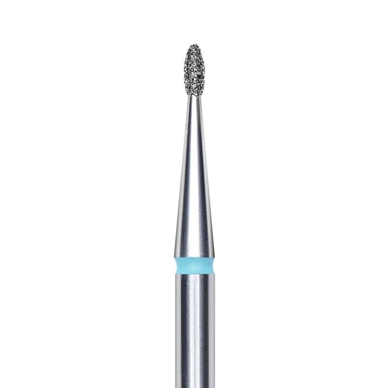 Staleks Diamond Frees Bit Rounded Drop Blue 1.2mm (Manicure Pedicure) (FA50B012/3K)