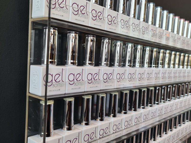 Shape It Up Wall Rack Gel Polish Bottles