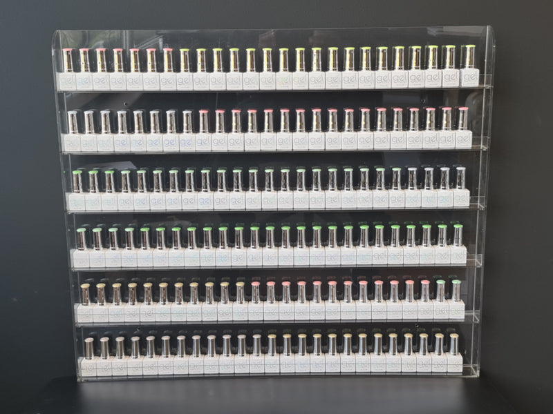Shape It Up Wall Rack Gel Polish Bottles