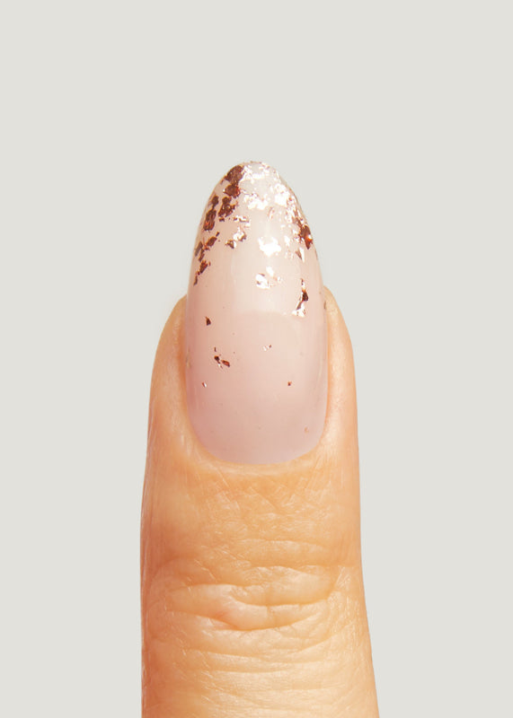 The GelBottle Metallic Rose Gold Leaf Foils