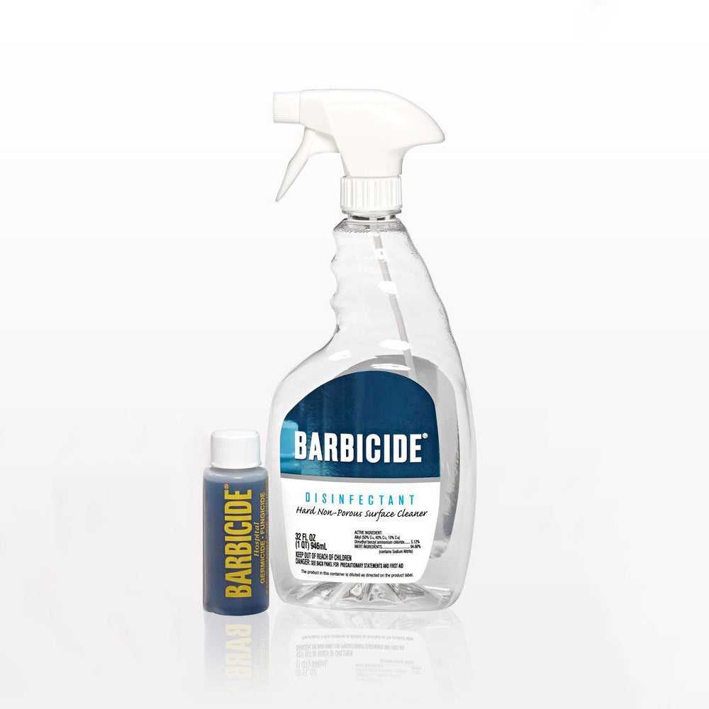 Barbicide Desinfectie Bullets & Spray (6x 60ml + Lege Sprayflacon)