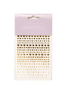 The GelBottle Studio Nail Decals Gold Heart and Twinkle