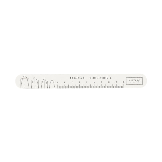 Mistero Milano Gerade Feile Control 180/240 (8104) 25 Stück