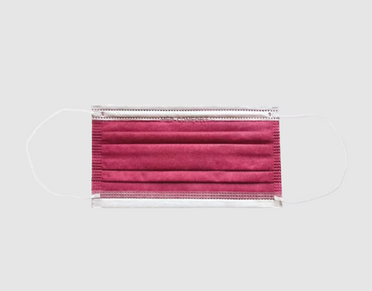 Ampri Mondmasker 3 Laags Bordeaux 50 Pack (type IIR)