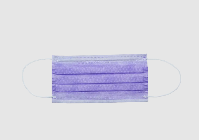 Ampri Mondmasker 3 Laags Paars 50 Pack (type IIR)