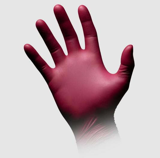 Ampri Nitril Handschoenen Bordeaux 100 Stuks