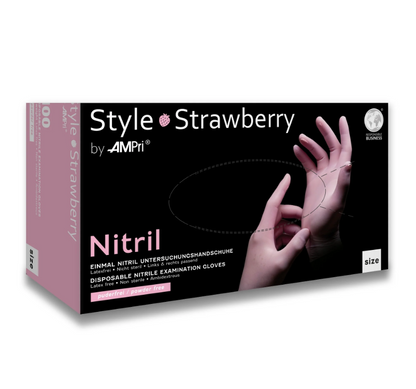 Ampri Nitril Handschoenen Roze 100 Stuks