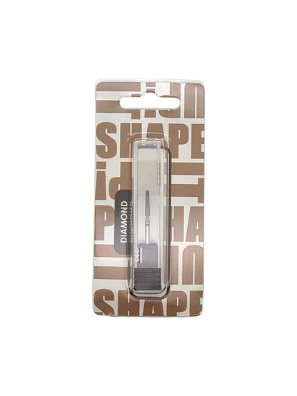 Shape It Up Diamond Frees Bit Lange Taps Toelopende Kegel 2.5mm Rood (Manicure Pedicure)