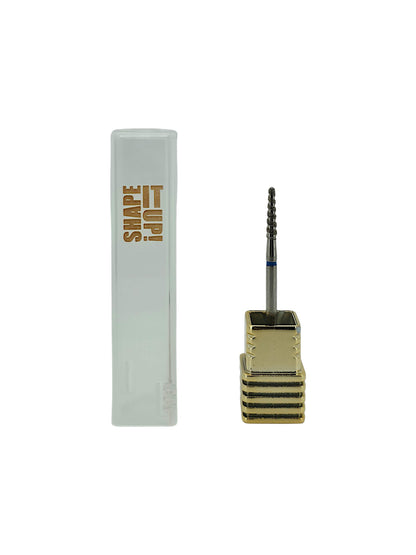 Shape It Up High Performance Groove Diamond Frees Bit Afgeronde Kegel Medium Blauw (Manicure Pedicure)
