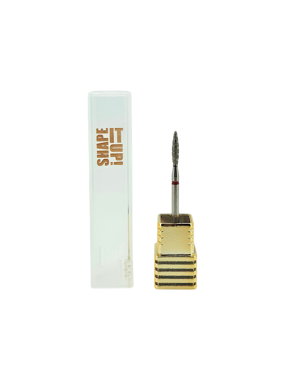 Shape It Up High Performance Groove Diamond Frees Bit Brede Flame Fijn Rood (Manicure Pedicure)