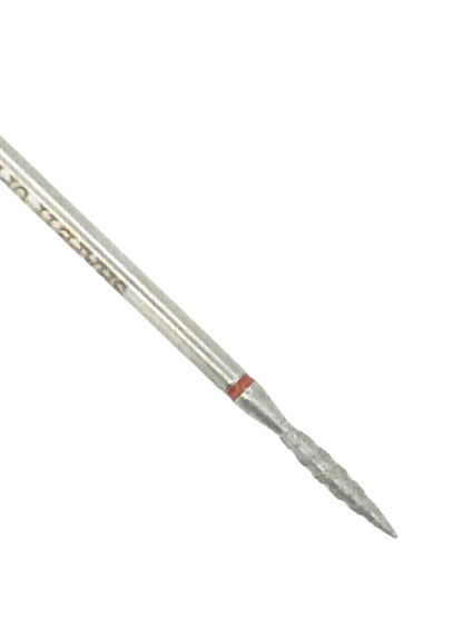 Shape It Up High Performance Groove Diamond Frees Bit Smalle Flame Fijn Rood (Manicure Pedicure)