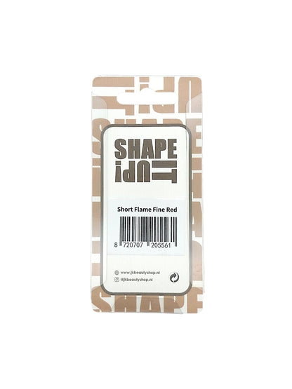 Shape It Up High Performance Groove Diamond Frees Bit Smalle Flame Fijn Rood (Manicure Pedicure)