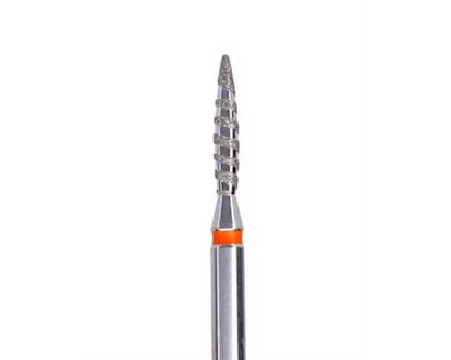 Shape It Up High Performance Groove Diamond Frees Bit Smalle Flame Fijn Rood (Manicure Pedicure)