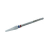 Shape It Up Ceramic Milling Bit Narrow Rounded Cone Fine Red Blue (Manicure Pedicure)