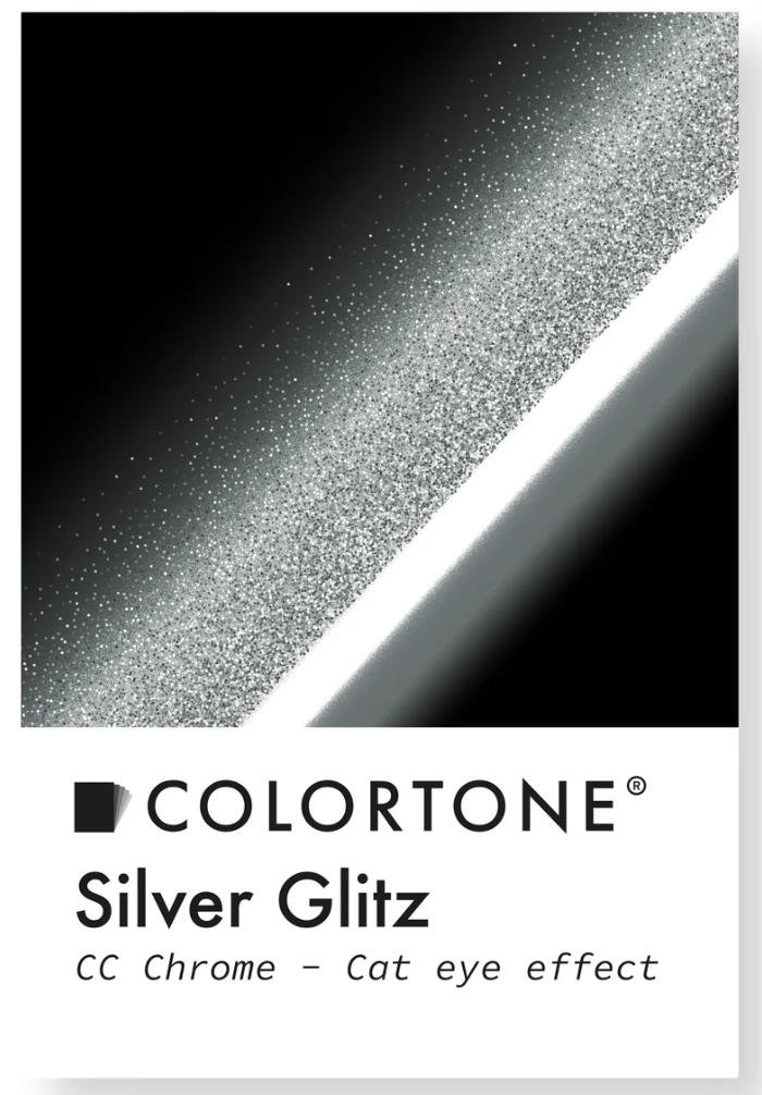Colortone Silver Glitz - Cat eye chrome