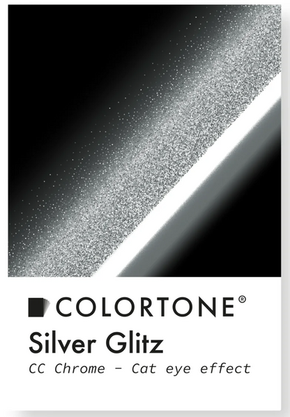 Colortone Silver Glitz - Cat eye chrome