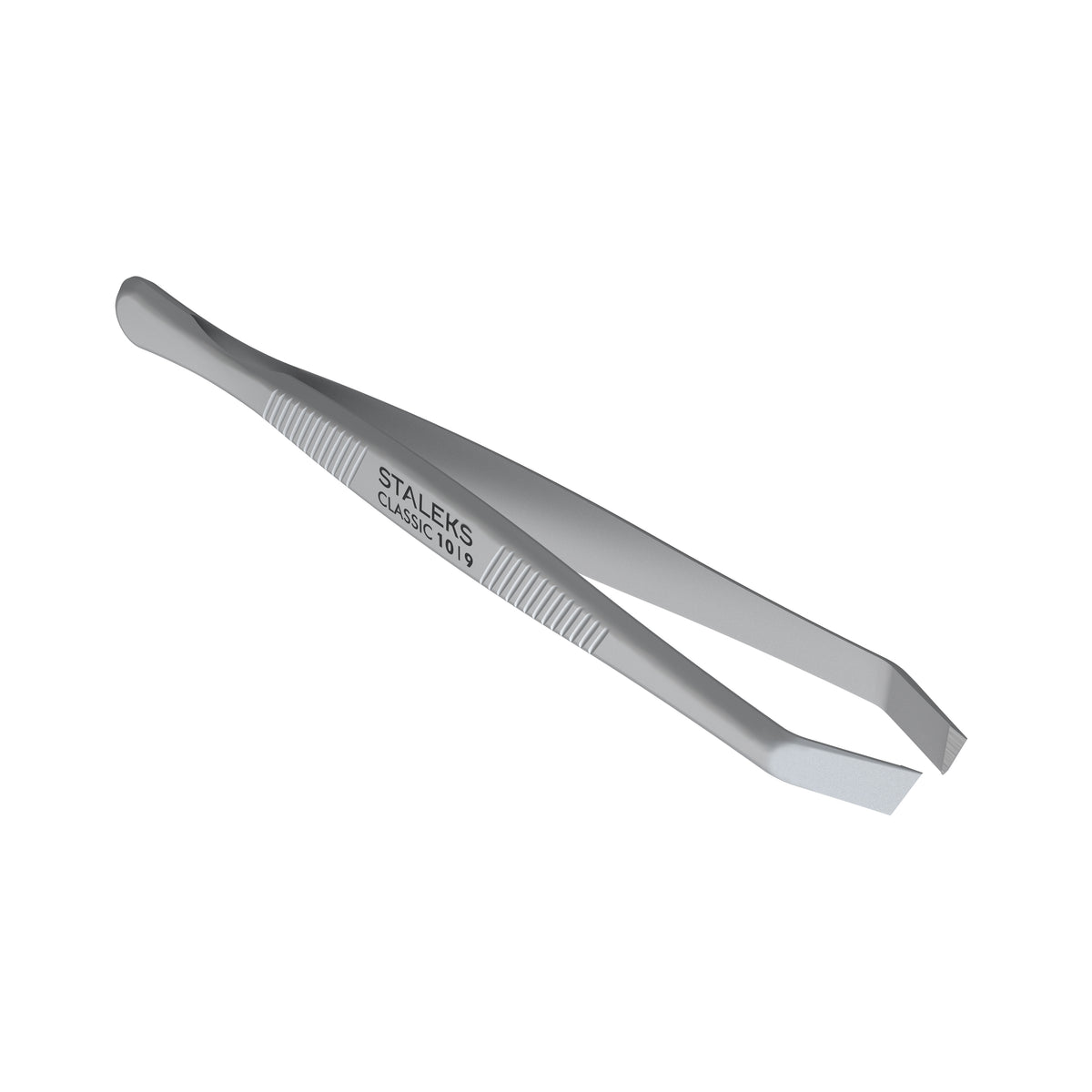 Staleks Eyebrow Tweezers Classic 10 Type 9 Breed Schuin (TC-10/9)