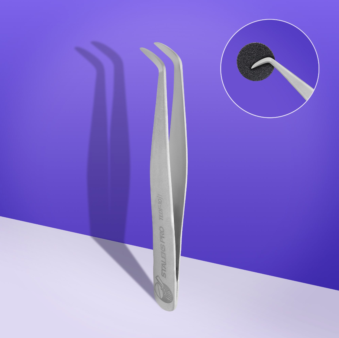 Staleks Tweezers For Disposable Files Removal Expert 10 Type 1 (TEDF-10/1)