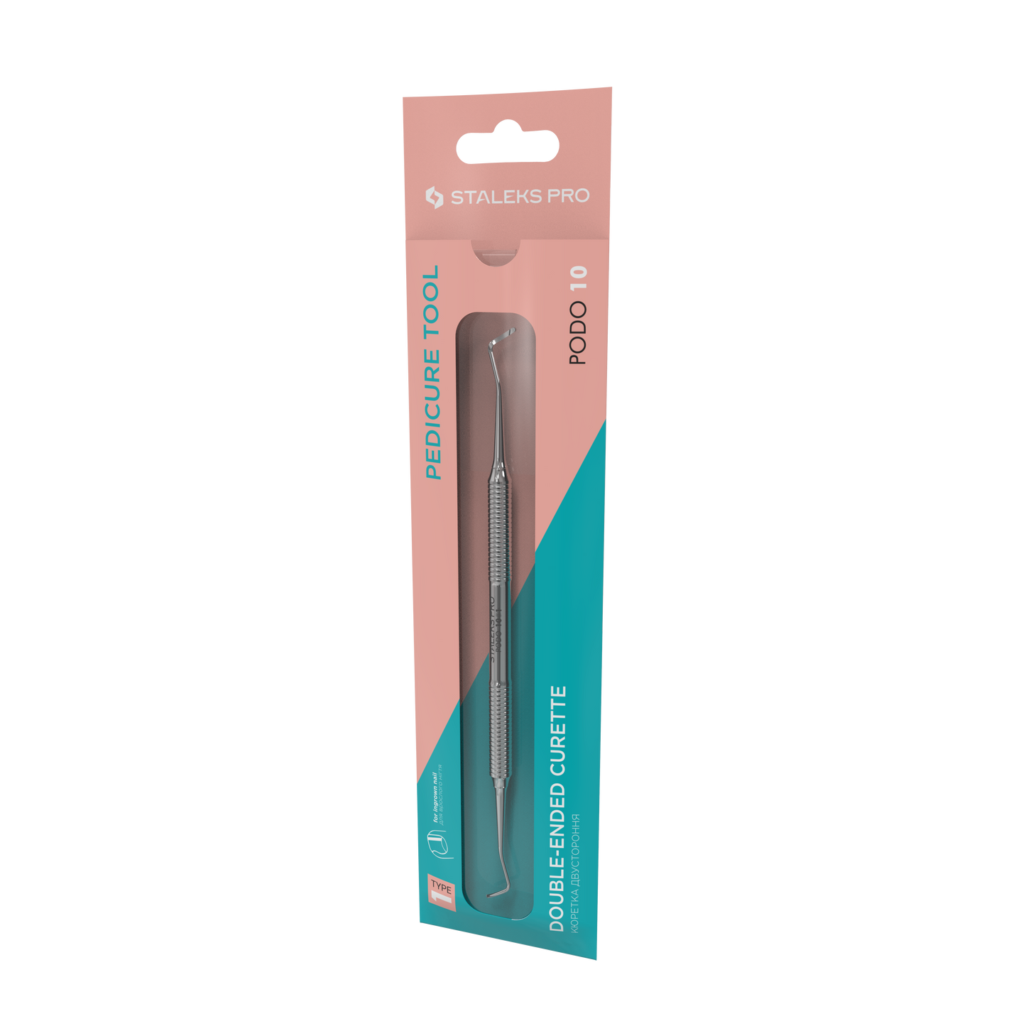 Staleks Pedicure Tool Dubbelzijdige Curette Podo 10 Type 1 (PP-10/1)