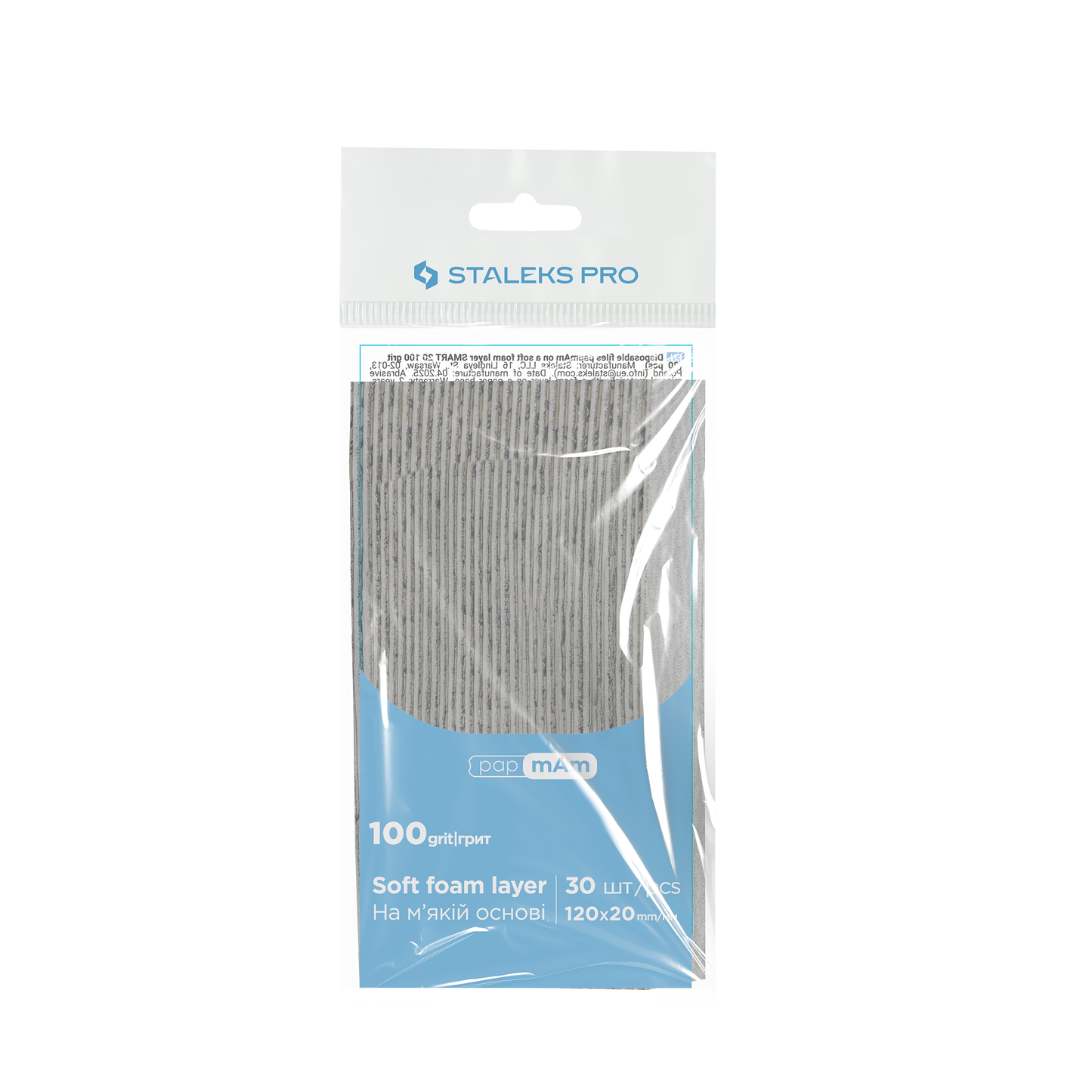Staleks Pro Smart 20 PapmAm Gerade Feile Soft Base 30 Stück (DFC-20-Serie)