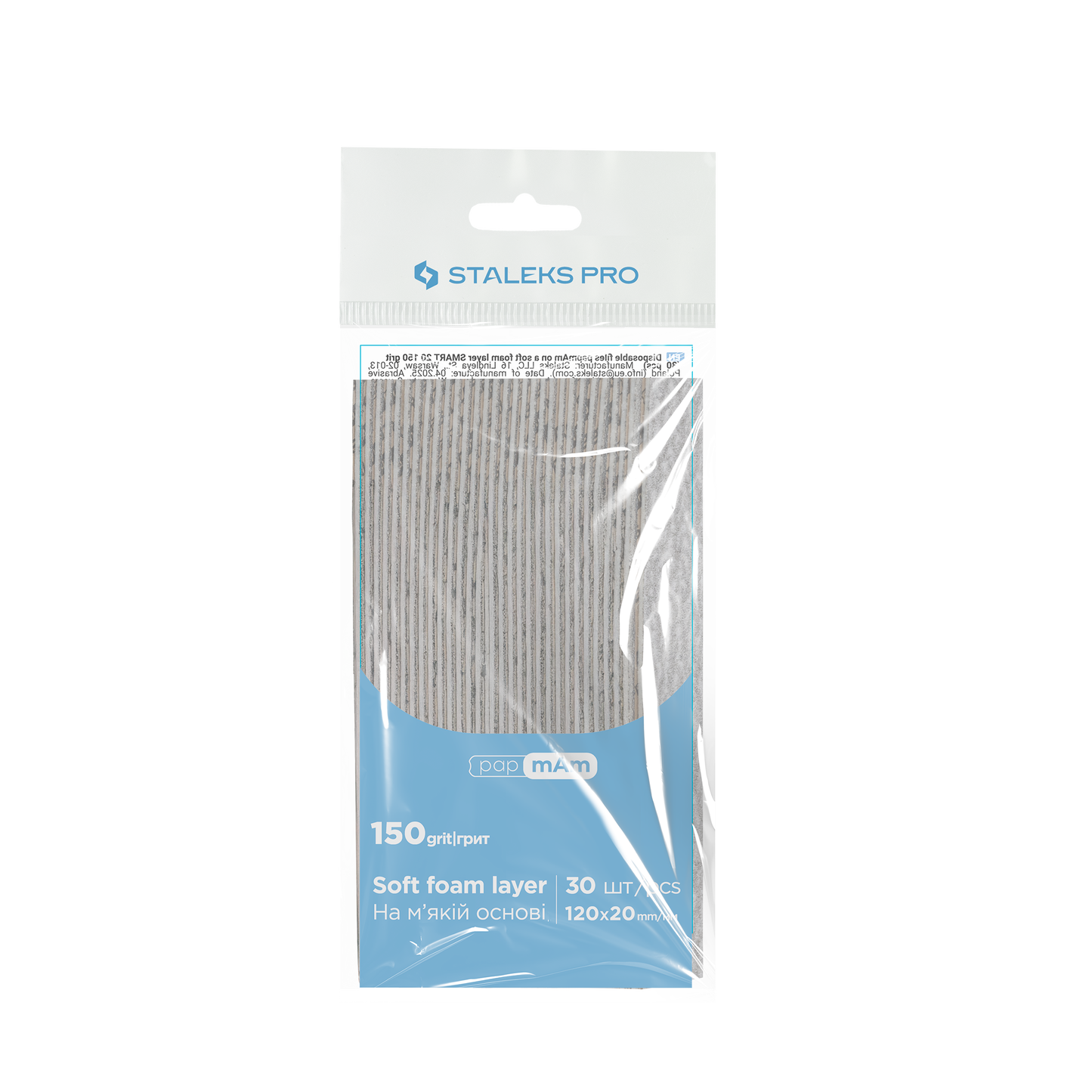 Staleks Pro Smart 20 PapmAm Gerade Feile Soft Base 30 Stück (DFC-20-Serie)