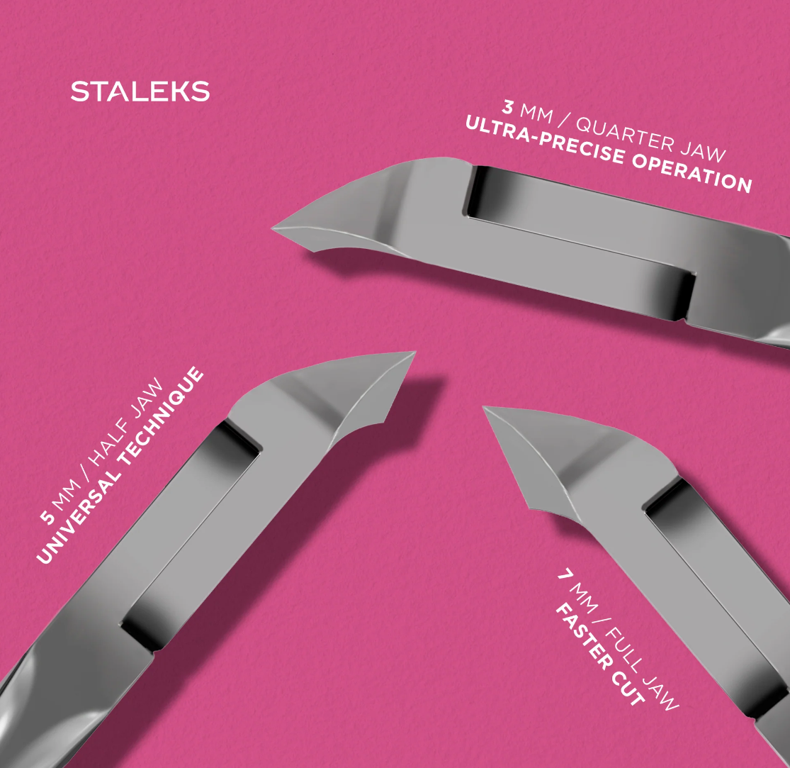 Staleks Professionele Nagelriemtang Expert 92 3 mm Quarter Jaw (NE-92-3)