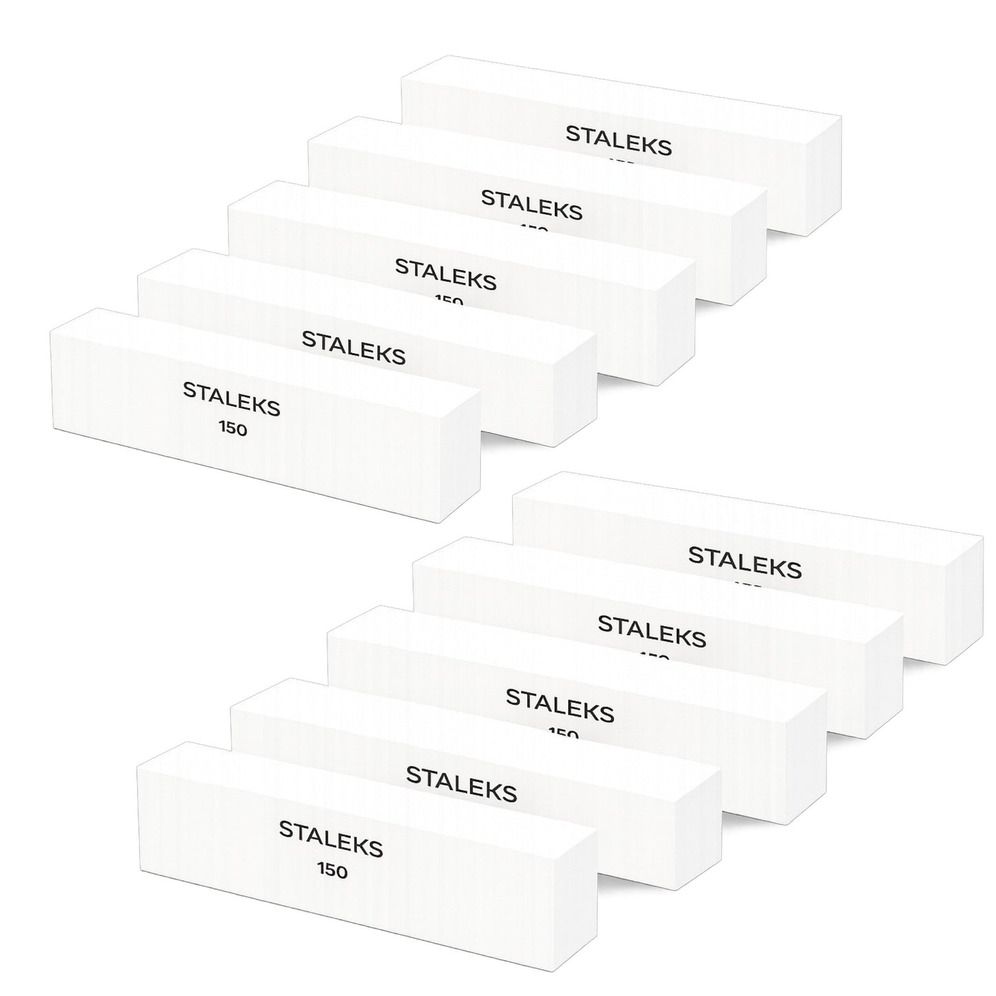 Staleks Bufferblock Expert 51 150 Körnung 10 Stück (NFB-51-150-10)