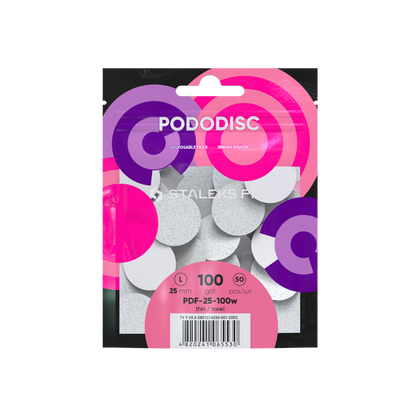 Staleks Refill Pads For Pododisc L White (50 pc) (PDF-25 series)