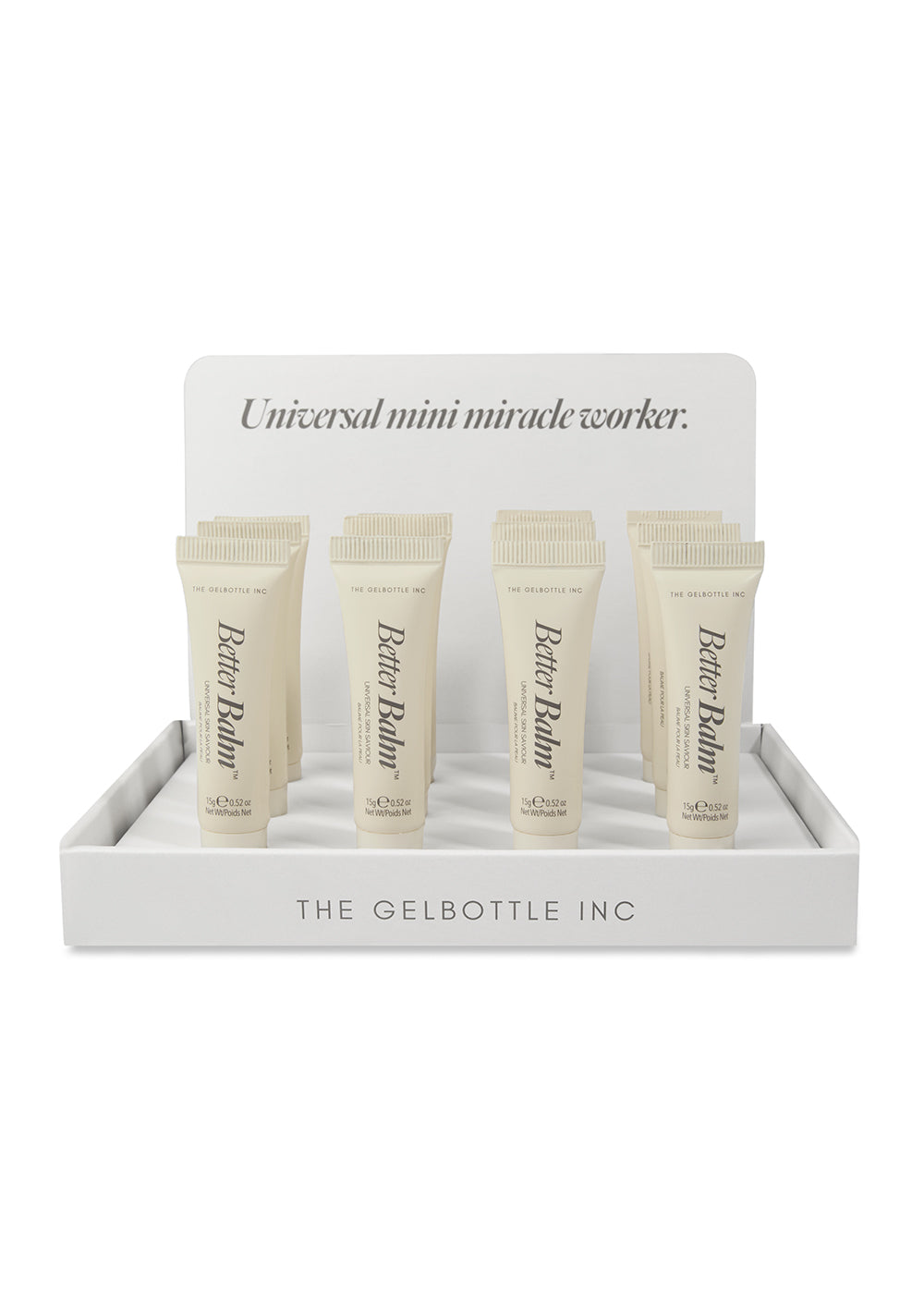 The GelBottle SPA Better Balm MINI Display (12 Stuks)