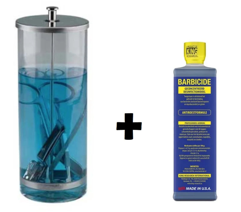 Barbicide 473 ml + 1.2L Eintauchbehälter