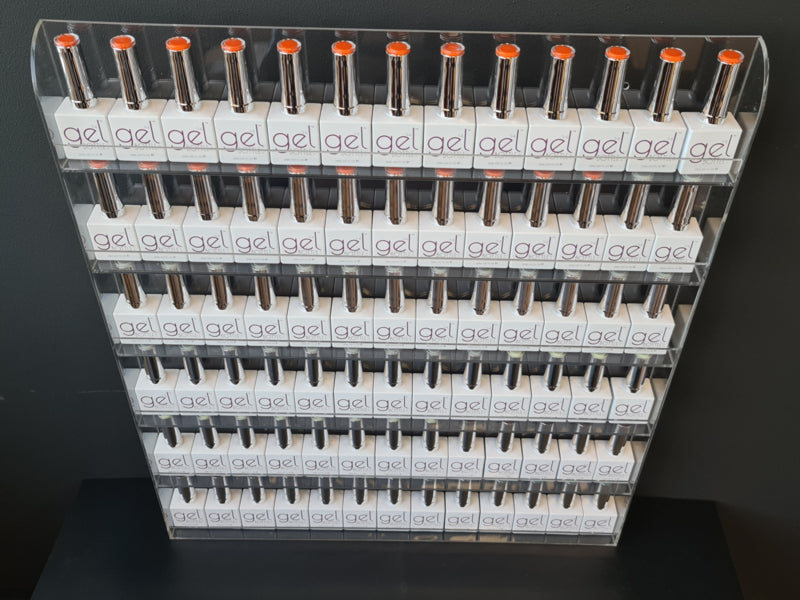 Shape It Up Wall Rack Gel Polish Bottles