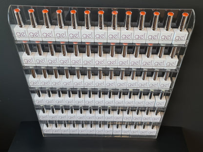 Shape It Up Wall Rack Gel Polish Bottles