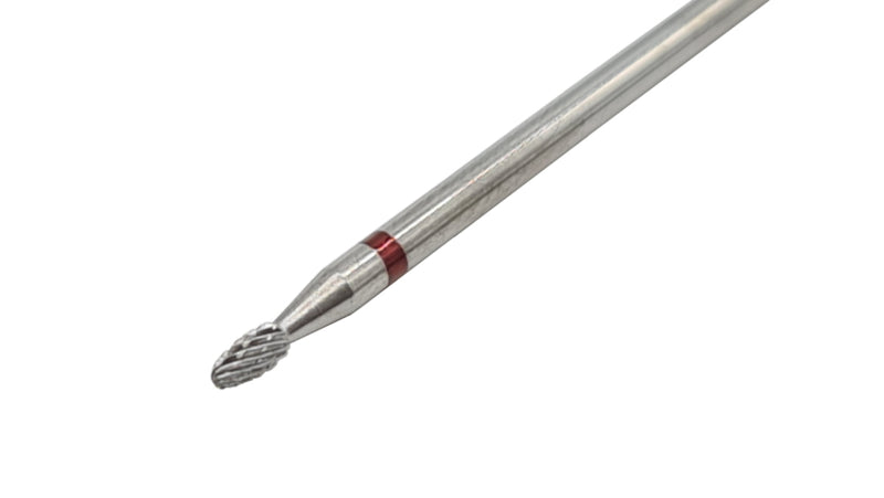 Shape It Up Frees Bit Carbide Bullit Cuticle Clean Bit Rood (Manicure Pedicure)