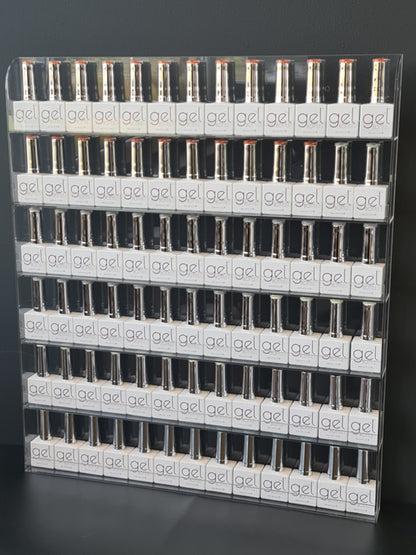 Shape It Up Wall Rack Gel Polish Bottles