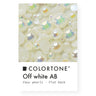 Colortone Flatback Pearls Off White AB