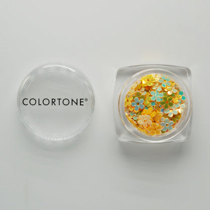 Colortone Yellow & Beige Flowers