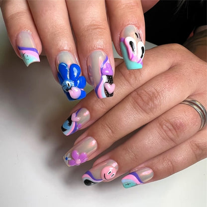 Colortone Cookie Dough Juniper 3D Nail Art Blauw 23