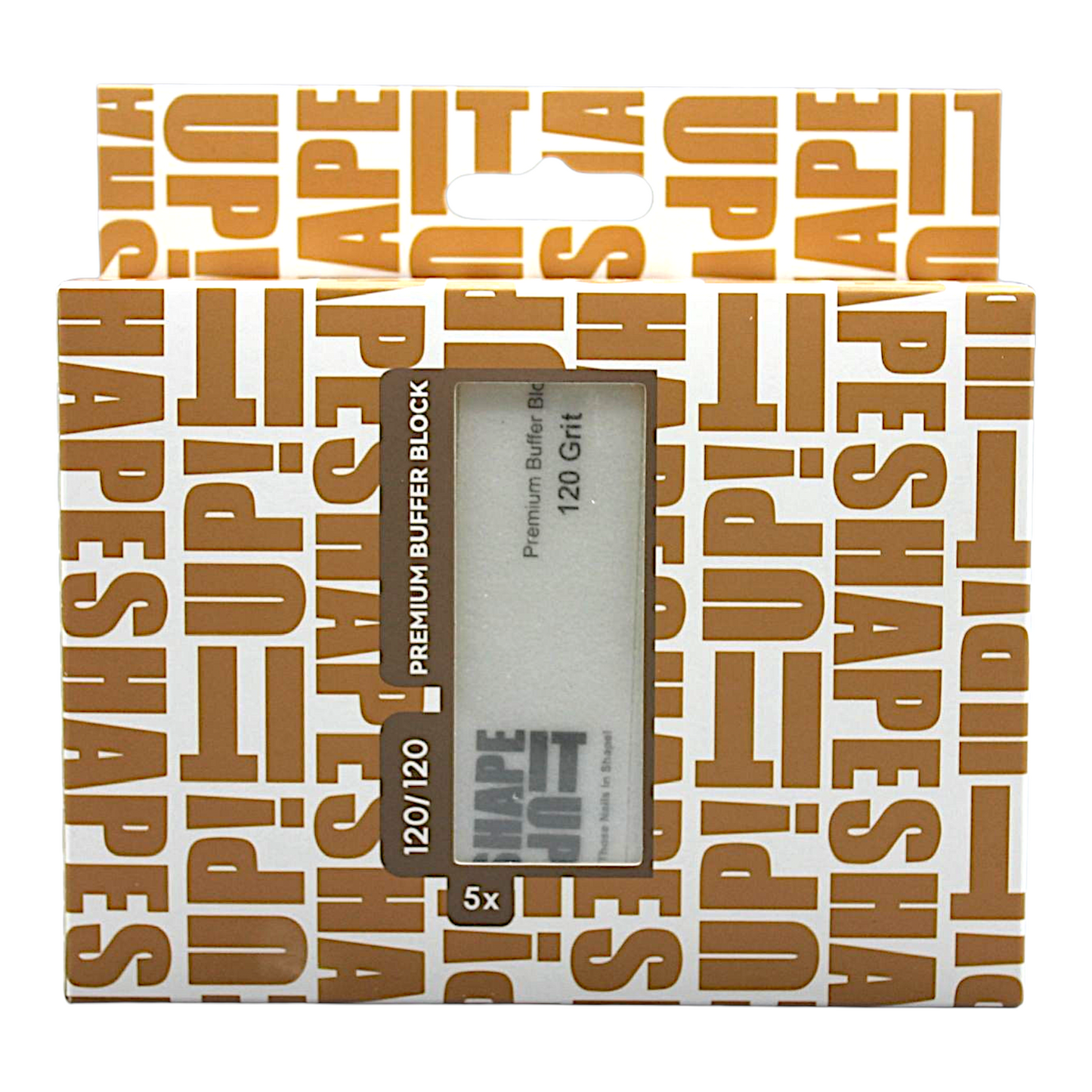 Shape It Up Premium Buffer Block Vijl 120/120 (5 Stuks)