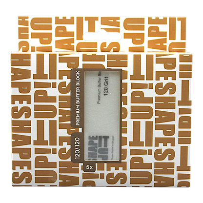 Shape It Up Premium Buffer Block Vijl 120/120 (5 Stuks)