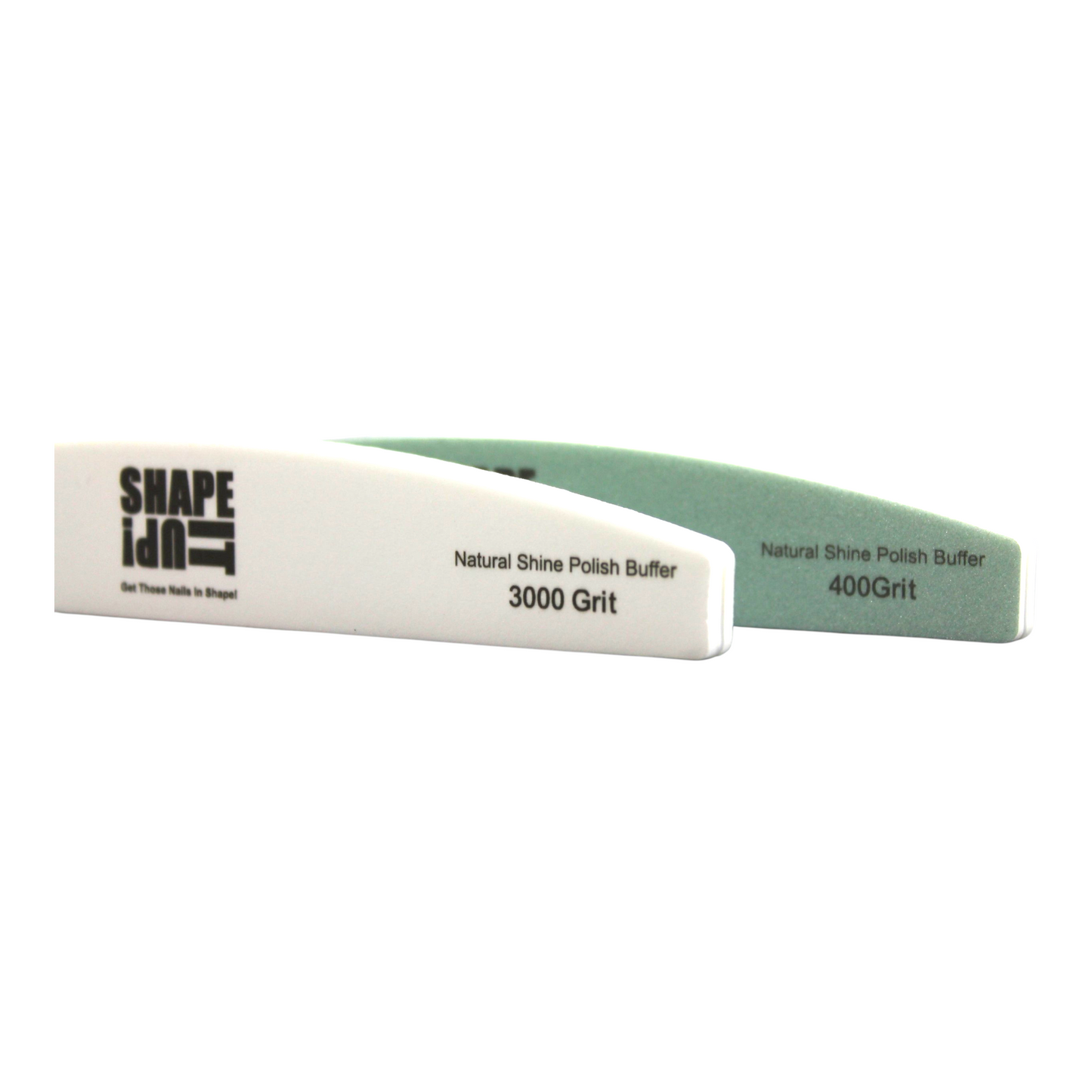Shape It Up Natural Shine Polijst Buffer Halve Maan 400/3000 Grit (5 Stuks)
